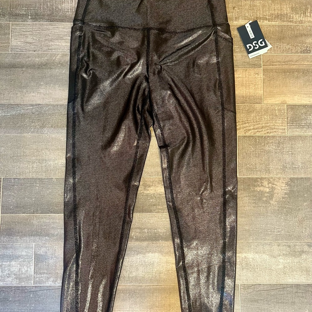 DSG Metallic Black Leggings